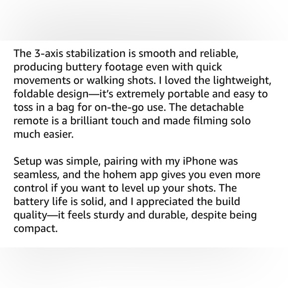 ~iSteady X3 SE Gimbal iPhone Tripod Stabilizer~ - Picture 8 of 15